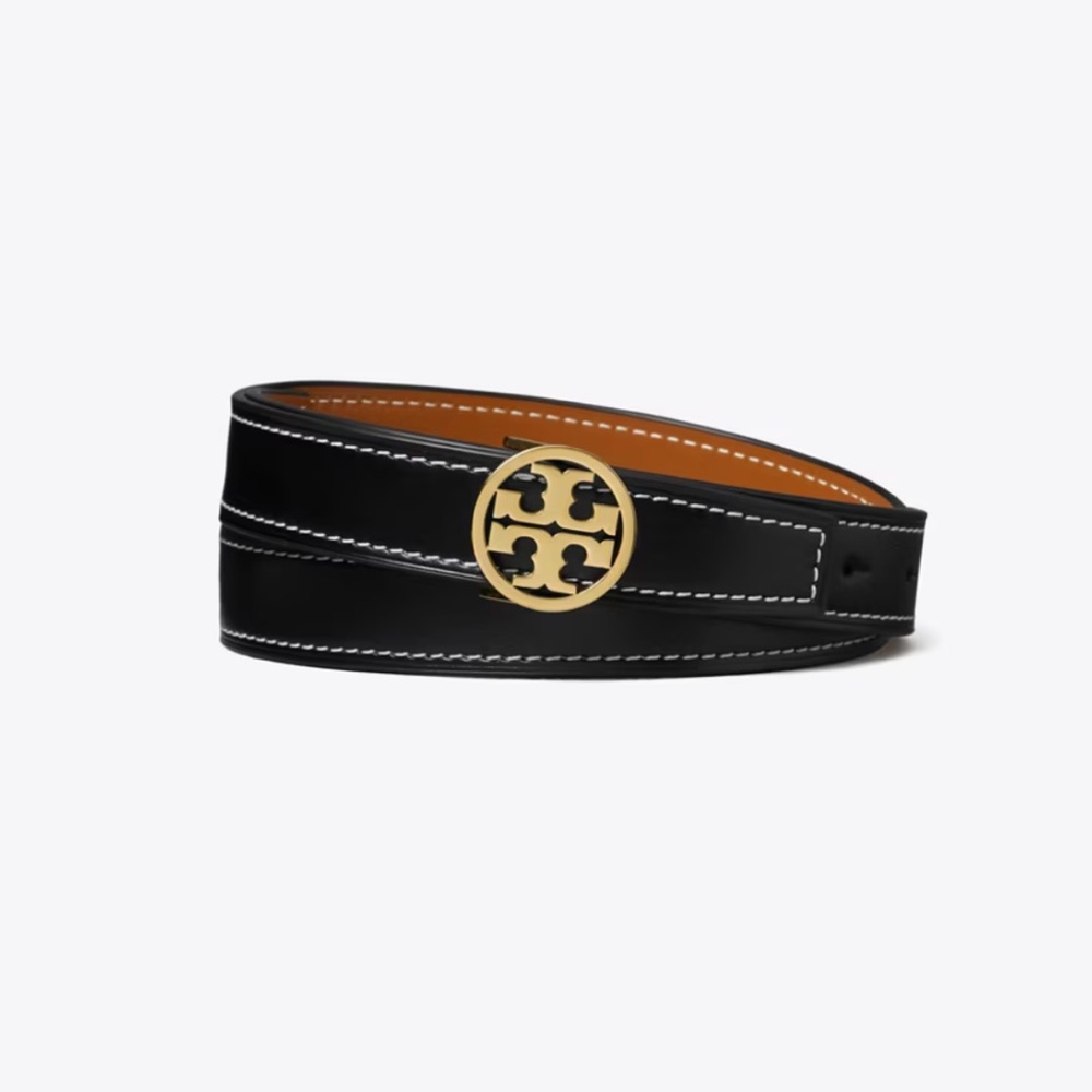 Tory burch 1" smooth belt